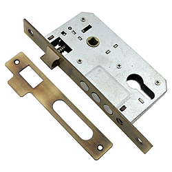 Корпус замка врізного YU-TL 6240-3R AB бронза 62мм, фото 1