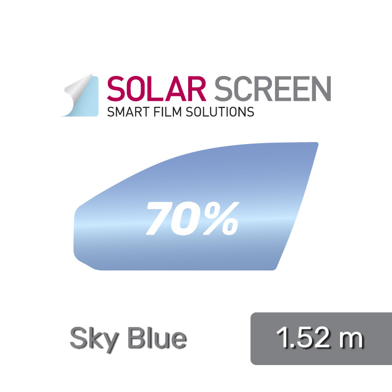 Solar Screen Sky Blue 30 C — автомобільна тонувальна блакитна плівка 1.52 m