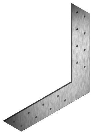 Кутник кріпильний проф. L-типу 80*80*15*2, фото 1