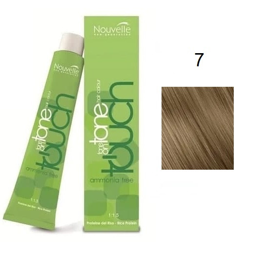 Крем-фарба для волосся Nouvelle Touch 7 Блонд 60 мл