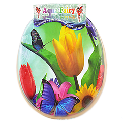 Кришка для унітаза Aqua Fairy м'яка бежева