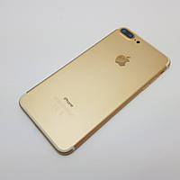 Крышка apple iphone 7 Plus с кнопками Gold Сервисный оригинал с разборки
