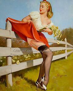 Листівка OLIVIA de BERARDINIS Claire Sinclair, Red Riding Hood, Playboy pin-up, October 2010
