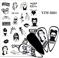 Слайдер для дизайна ногтей YZW-S061