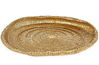 Декоративное изделие Перо, 38см, цвет - состаренное золото