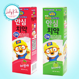 Безпечна зубна паста зі смаком полуниці для малюків 1-4 років  PORORO Toothpaste For Toddler Strawberry, 40g, фото 5