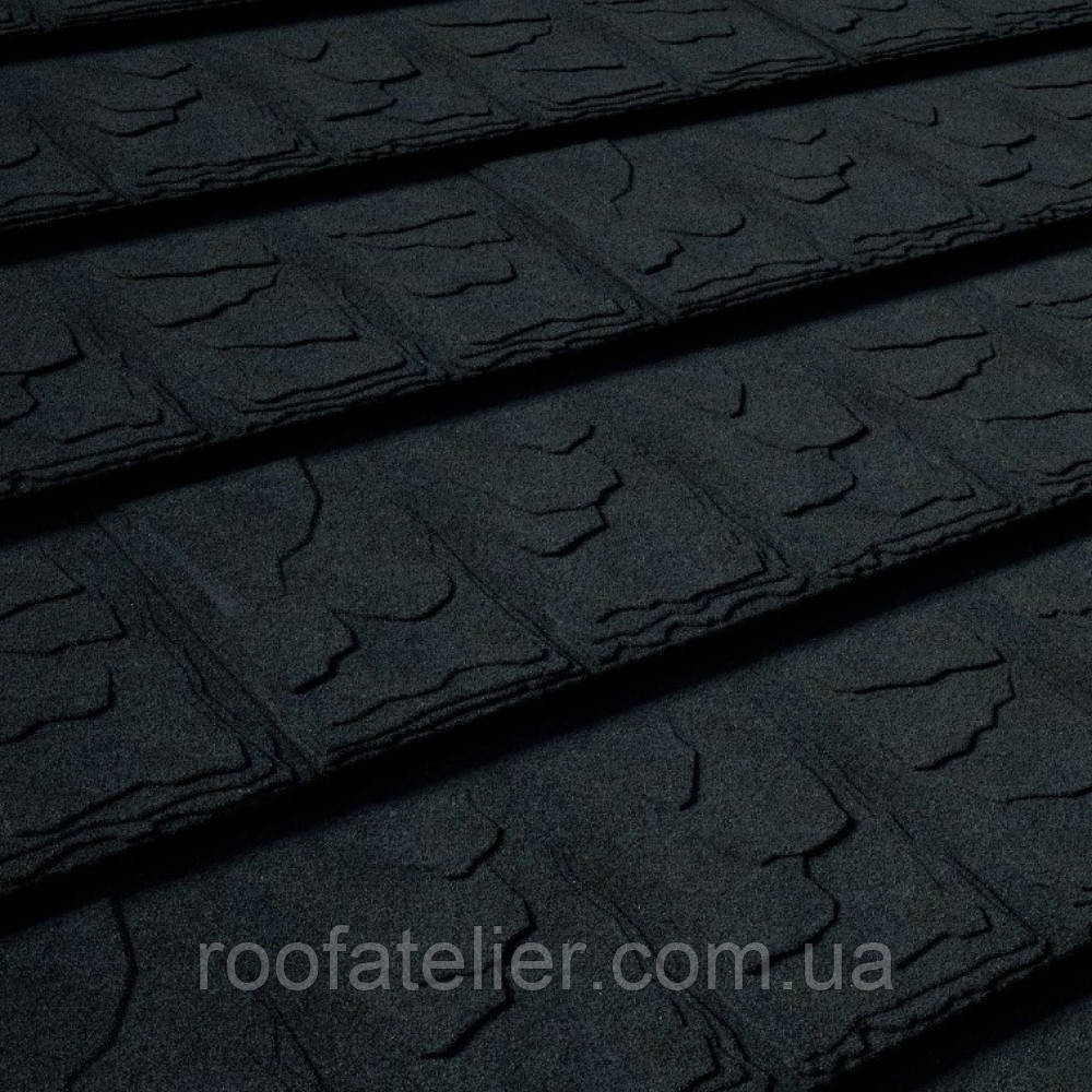 Композитна черепиця Gerard Slate Charcoal (Жерард Слейт вугілля)