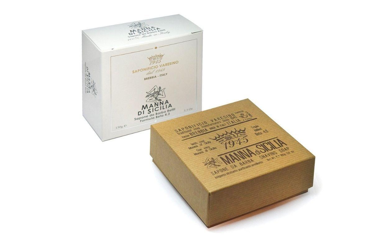 Мило для гоління Saponificio Varesino Manna di Sicilia Shaving Soap 150 гр