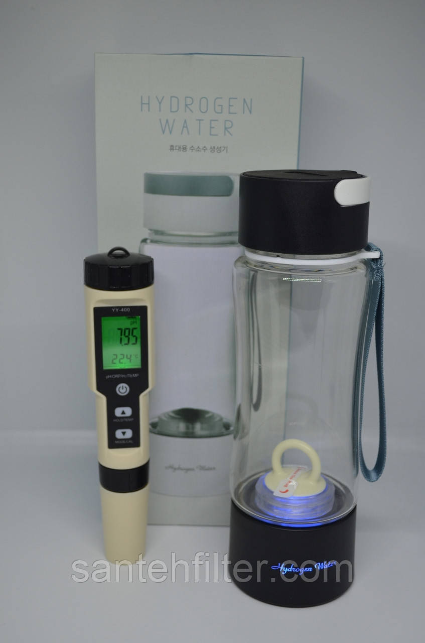 Генератор водневої води та аналізатор PH/ORP/H2/Temp