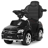 Дитяча каталка-толокар M 3186L-2, народить.ручка MP3 і світло від акум6V4,5AH, кігд.сидіння, чорний, фото 9
