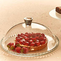 Скляна тортівниця з кришкою Pasabahce Patisserie 320мм