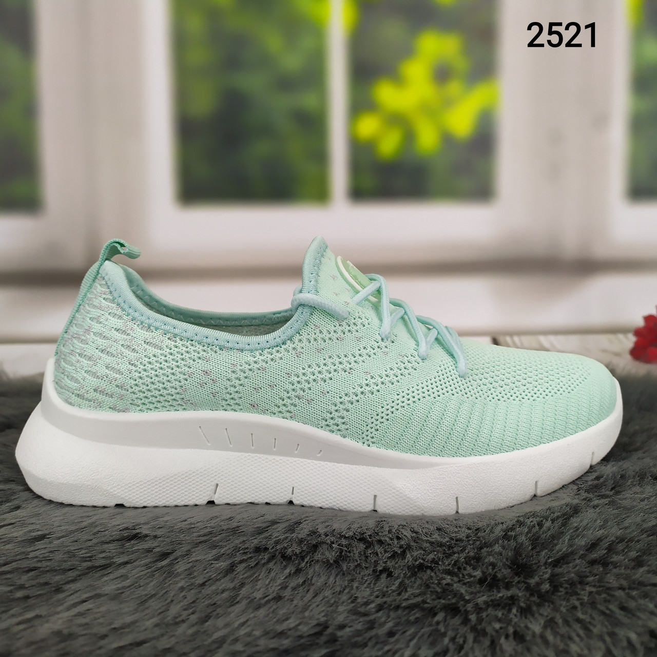 Жіночі кросівки, мокасини весняно-літні колір м'ята, Гіпаніс Україна, фото 1