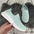 Жіночі кросівки, мокасини весняно-літні колір м'ята, Гіпаніс Україна, фото 2