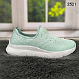 Жіночі кросівки, мокасини весняно-літні колір м'ята, Гіпаніс Україна, фото 5
