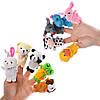 М'яка іграшка на палець 10шт, тварини, ляльковий театр, фото 2