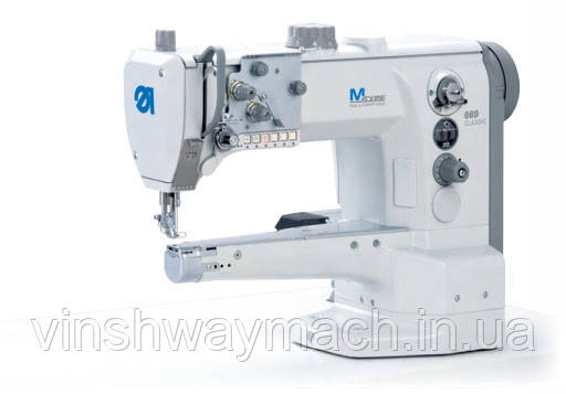 Швейна машина Durkopp Adler 669-180112 з рукавною платформою, потрійним просуванням і окантовувачем