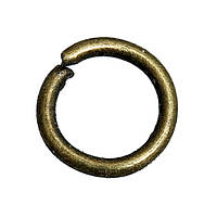 Колечко Finding Круглое разрезное соединительное Античная бронза 5 мм
