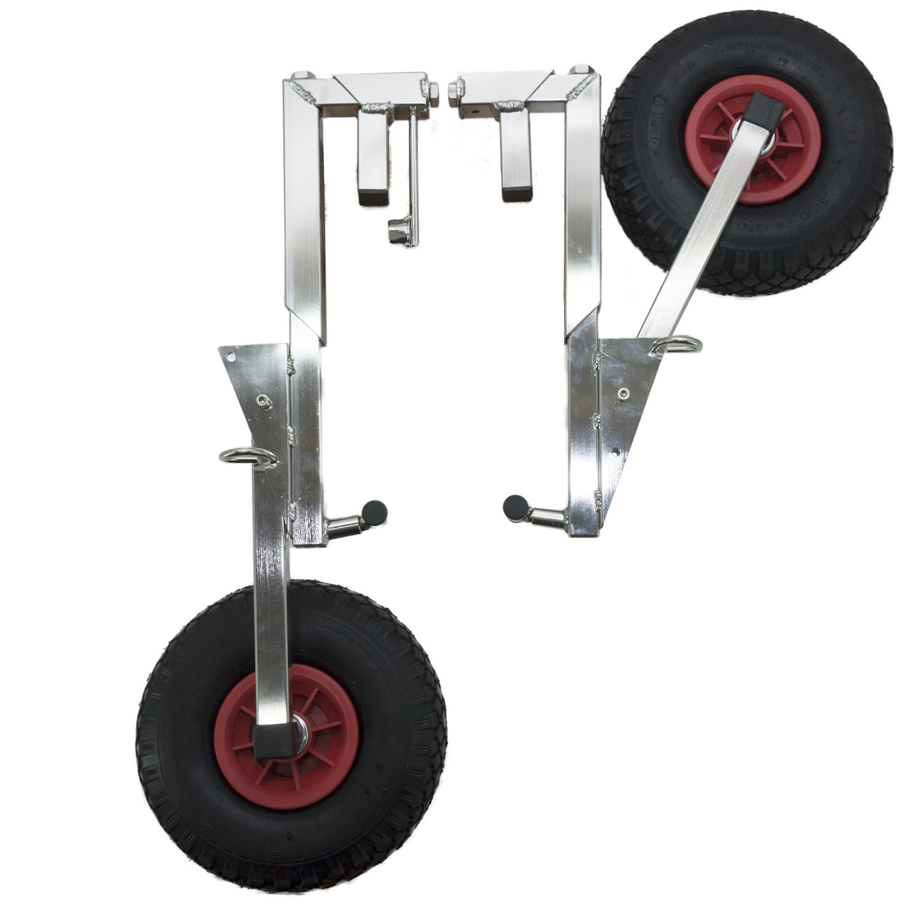 Транцеві колеса BVS КТ270STR (AISI 304) з нержавіючої сталі для надувних човнів із ПВХ, фото 1