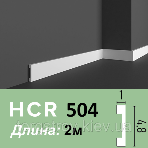 Молдинг HCR 504 — довжина 2 м, Grand Decor, матеріал: HDPS (дюрополімер)
