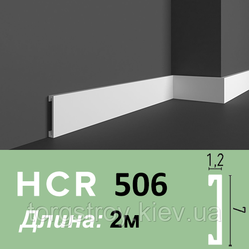 Молдинг HCR 506 — довжина 2 м, Grand Decor, матеріал: HDPS (дюрополімер)