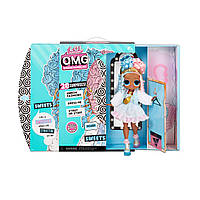 Кукла ЛОЛ ОМГ Сахарок LOL Surprise OMG Sweets Fashion Doll - Кукла 4 серии с 20 сюрпризами