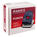 Діркопробивач для паперу Axent Exakt-2 3940-06-A, металевий, 40 аркушів, червоний, фото 6