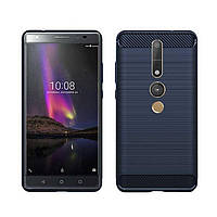 Чехол Lenovo Phab 2 Pro PB2-690M 6.4 Silicone line cover dark blue