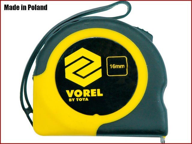 Рулетка вимірювальна 7.5 м x 19 мм Vorel 10109