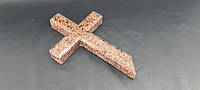 Крест для мемориальной композиции из натурального камня