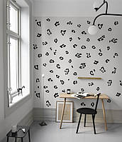 Набір вінілових наклейок на стіну Однокольорові плями леопарда наклейки абстракції сліди тварин матова