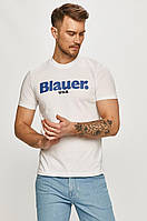 Мужская футболка Blauer, белая блауэр