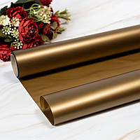 Калька для квітів матова золото 0,6х8 м