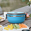 Ланч бокс обідній Kamille Блакитний 700мл KM-2105, фото 9