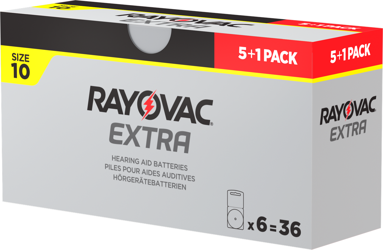 Батарейки для слухових апаратів Rayovac EXTRA 10 (72шт)