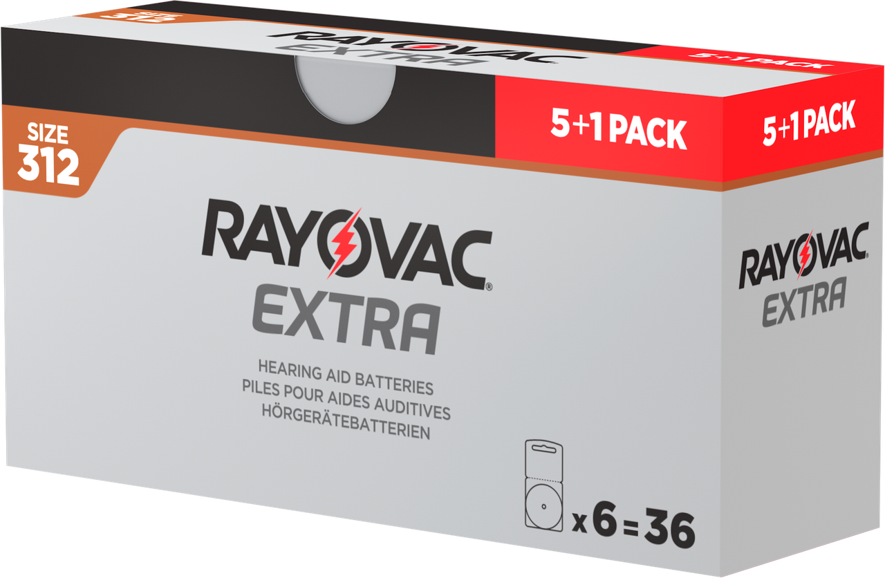 Батарейки для слуховых аппаратов Rayovac EXTRA 312 (72шт) - фото 6 - id-p1413595629