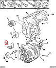 Ремінь генератора 6PK1468 Fiat Ducato 244, Peugeot Boxer, Citroen Jumper (2002-2006) 2.0/2.2, 9638234780, фото 4