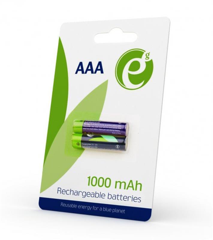 Акумулятор EnerGenie AAA/HR03 Ni-MH 1000 mAh BL 2шт