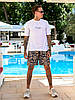 Чоловічі пляжні шорти з плащової тканини з підкладкою, розміри від 48 до 56, фото 6