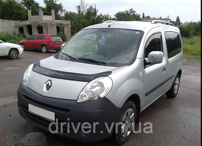 Дефлектор капота (мухобойка) Renault Kangoo 2008-2013