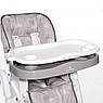 Дитячий стільчик для годування з регульованою спинкою Lorelli GUSTO Beige penguin бежевий, фото 6