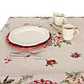 Скатертина з гобелена з тефлоном і квітковим принтом "Радісний букет" Villa Grazia Premium, 140х140 см, фото 2