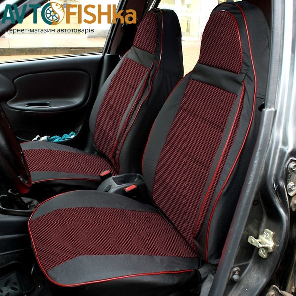 Чохли Пілот для сидінь ВАЗ 2110 Priora 2170 червоні