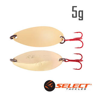 Блешня Select Deeper Lakes & Rivers 5.0 g колір 019 G (Gold)