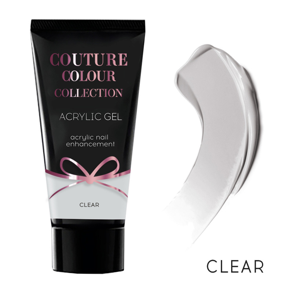 Акрил-гель для нігтів Couture Colour Acrylic Gel Clear 30 мл