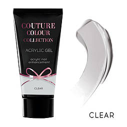 Акрил-гель для нігтів Couture Colour Acrylic Gel Clear 30 мл