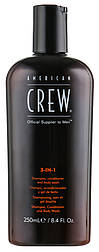 Засіб для догляду за волоссям та тілом 3-в-1 American Crew Classic 250 мл