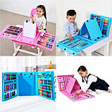 Дитячий набір для творчості та малювання 208 предметів, фото 6