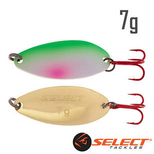 Блешня Select Deeper Lakes & Rivers 7.0 g колір 016 GPW (Green Pink White)