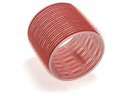 Бігуді на липучці Sibel червоні 70 мм 6 шт