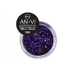 Дзеркальна пудра  ANVI Professional YUKI №13 Space Heartbeat 1.2 г